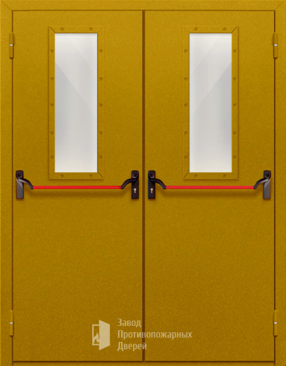 Фото двери «Двупольная со стеклом и антипаникой №65» в Лосино-Петровскому
