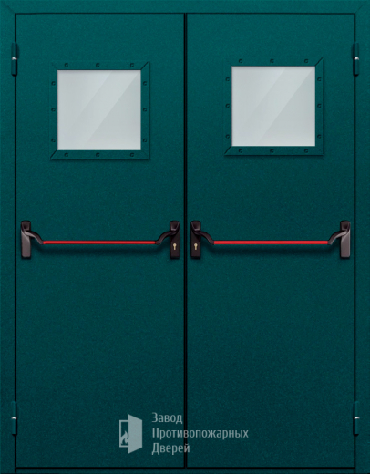 Фото двери «Двупольная со стеклом и антипаникой №56» в Лосино-Петровскому