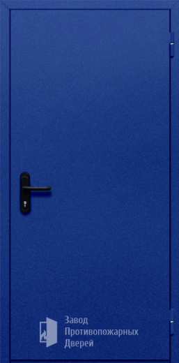 Фото двери «Однопольная глухая (синяя)» в Лосино-Петровскому