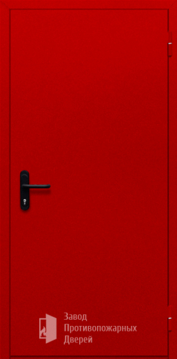 Фото двери «Однопольная глухая (красная)» в Лосино-Петровскому