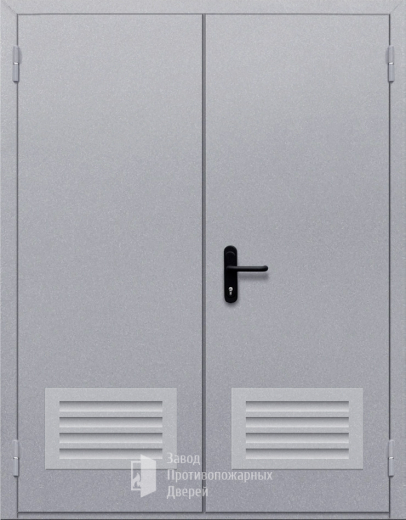 Фото двери «Двупольная с решеткой» в Лосино-Петровскому