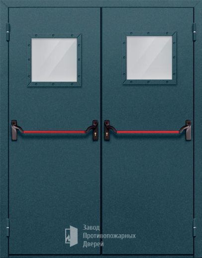 Фото двери «Двупольная со стеклом и антипаникой №57» в Лосино-Петровскому