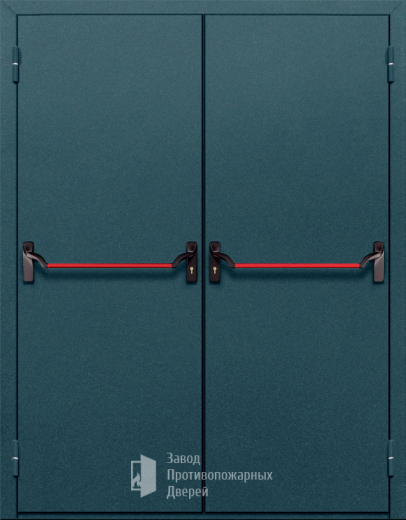 Фото двери «Двупольная глухая с антипаникой №17» в Лосино-Петровскому