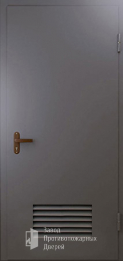 Фото двери «Техническая дверь №3 однопольная с вентиляционной решеткой» в Лосино-Петровскому