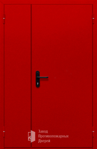 Фото двери «Полуторная глухая (красная)» в Лосино-Петровскому