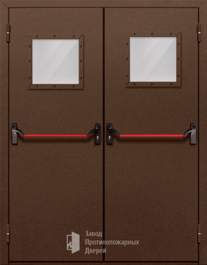 Фото двери «Двупольная со стеклом и антипаникой №58» в Лосино-Петровскому