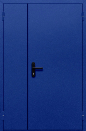 Фото двери «Полуторная глухая (синяя)» в Лосино-Петровскому