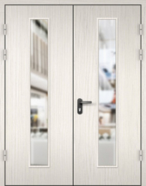 Фото двери «МДФ двупольная со стеклом №22» в Лосино-Петровскому