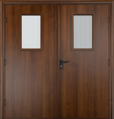 Фото двери «Двупольная МДФ со стеклом EI-30» в Лосино-Петровскому