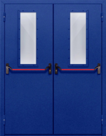 Фото двери «Двупольная со стеклом и антипаникой №63» в Лосино-Петровскому
