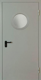 Фото двери «Однопольная с круглым стеклом EI-30» в Лосино-Петровскому