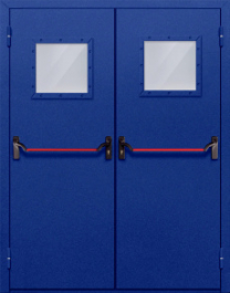Фото двери «Двупольная со стеклом и антипаникой №53» в Лосино-Петровскому