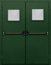 Фото двери «Двупольная со стеклом и антипаникой №59» в Лосино-Петровскому